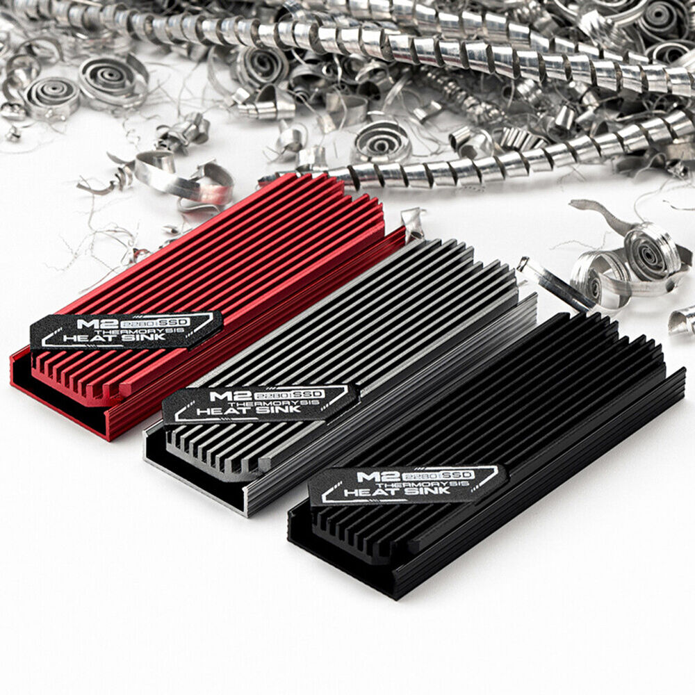 Ultra-thin M.2 Solid State Hard Disk Heatsink Aluminum Alloy Cooler Cooling