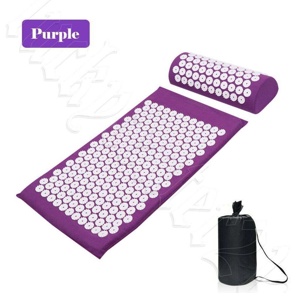 Massage Acupressure Mat Yoga Shakti Sit Lying Mats Cut Pain Stress Soreness NEW