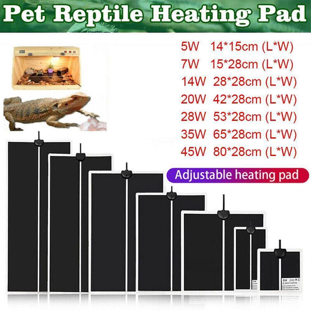 NEW Terrarium Pet Electric Blanket Heater Carpet Reptile Heat Pad Mat Pet