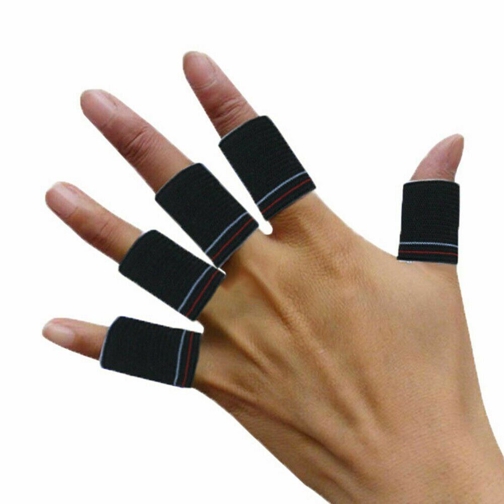 10x Finger Splint Stabiliser Finger Sleeves Thumb Support Protector Finger Brace