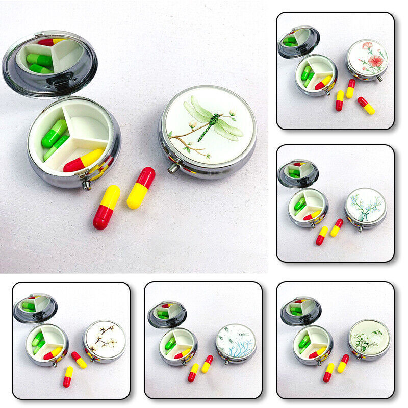 Small Tablet Pill Box Medicine Organiser Dispenser Storage Case For Healthy Care