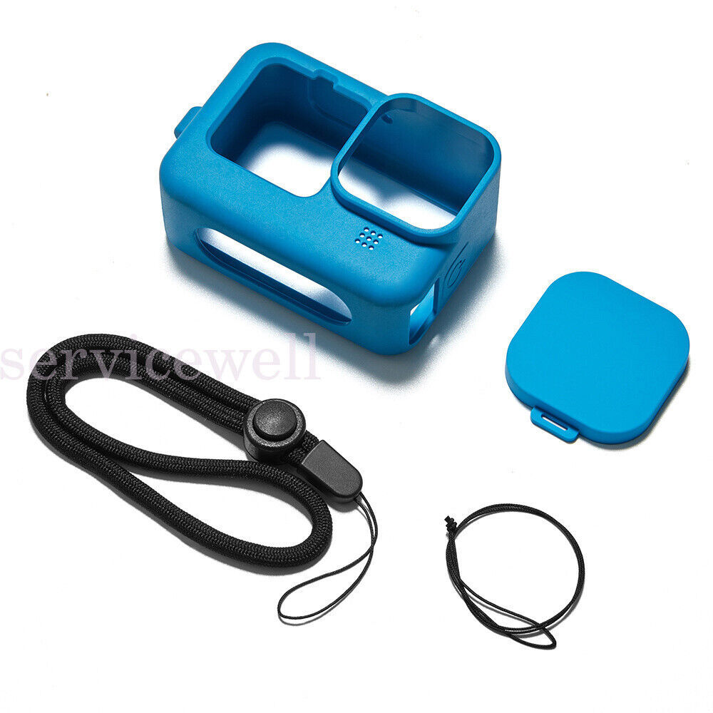 Silicone Case Anti-drop Protective Cover With Lens Cover For GoPro Hero 10/9