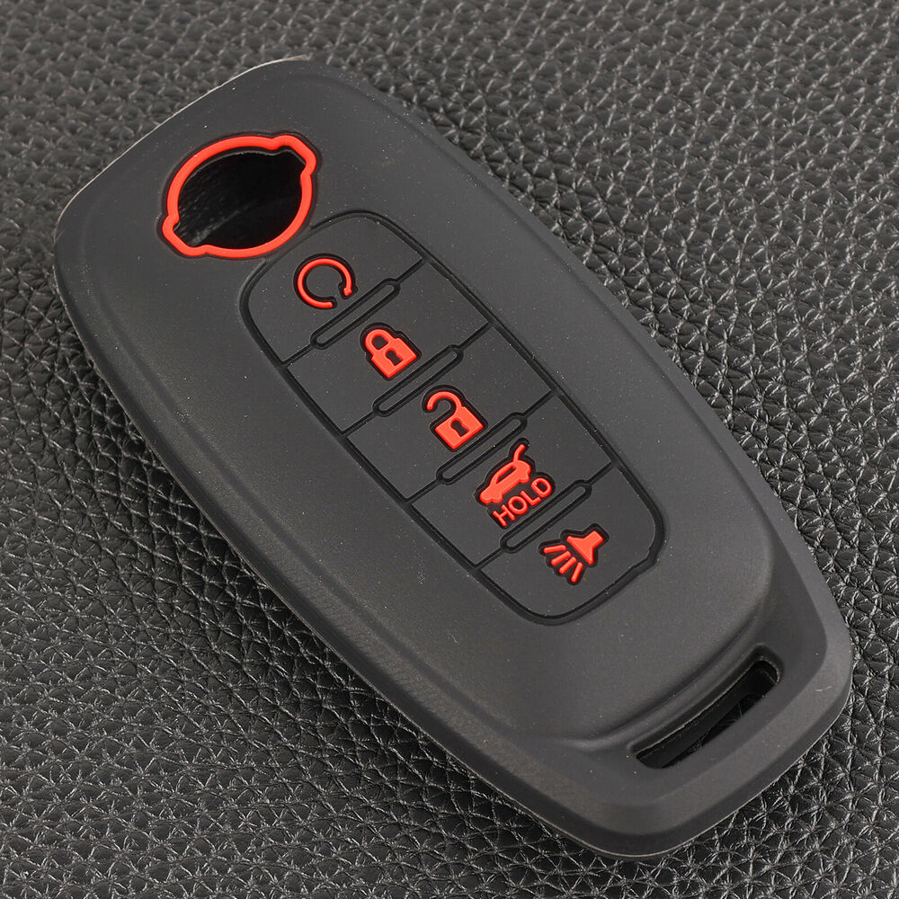 For Nissan Kicks Ariya Rogue Teana 5 button Smart Remote Key Fob Ring Case Cover