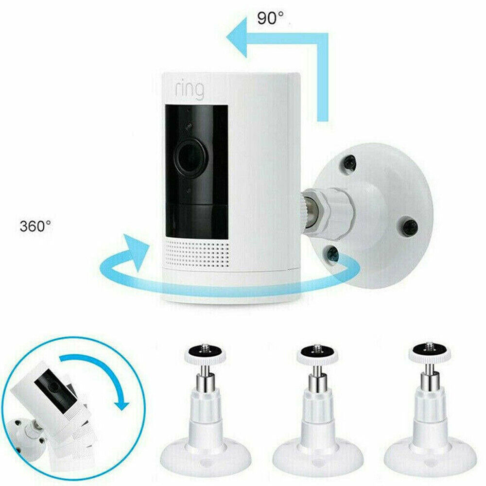 3pcs Plastic Wall Mount for Ring Stick Up Cam Wired/Battery HD Security Camera Holder