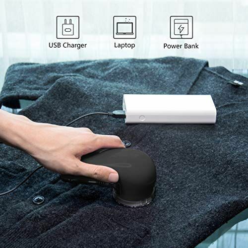 Fuzz Pilling Electric Lint Remover Fluff Clothes Ball USB Powered Fabric Shaver