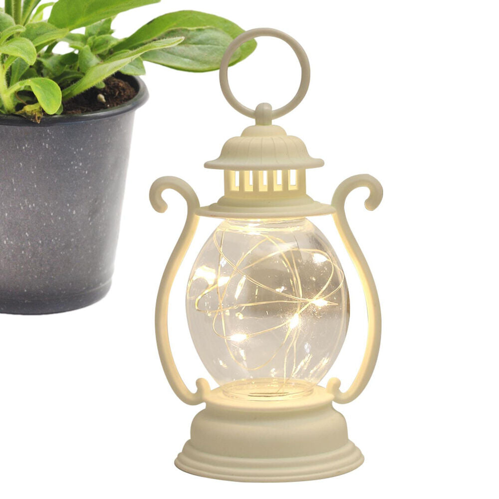 Led Lantern Retro Decorative Hanging Lantern Battery Operated Rustic Lantern