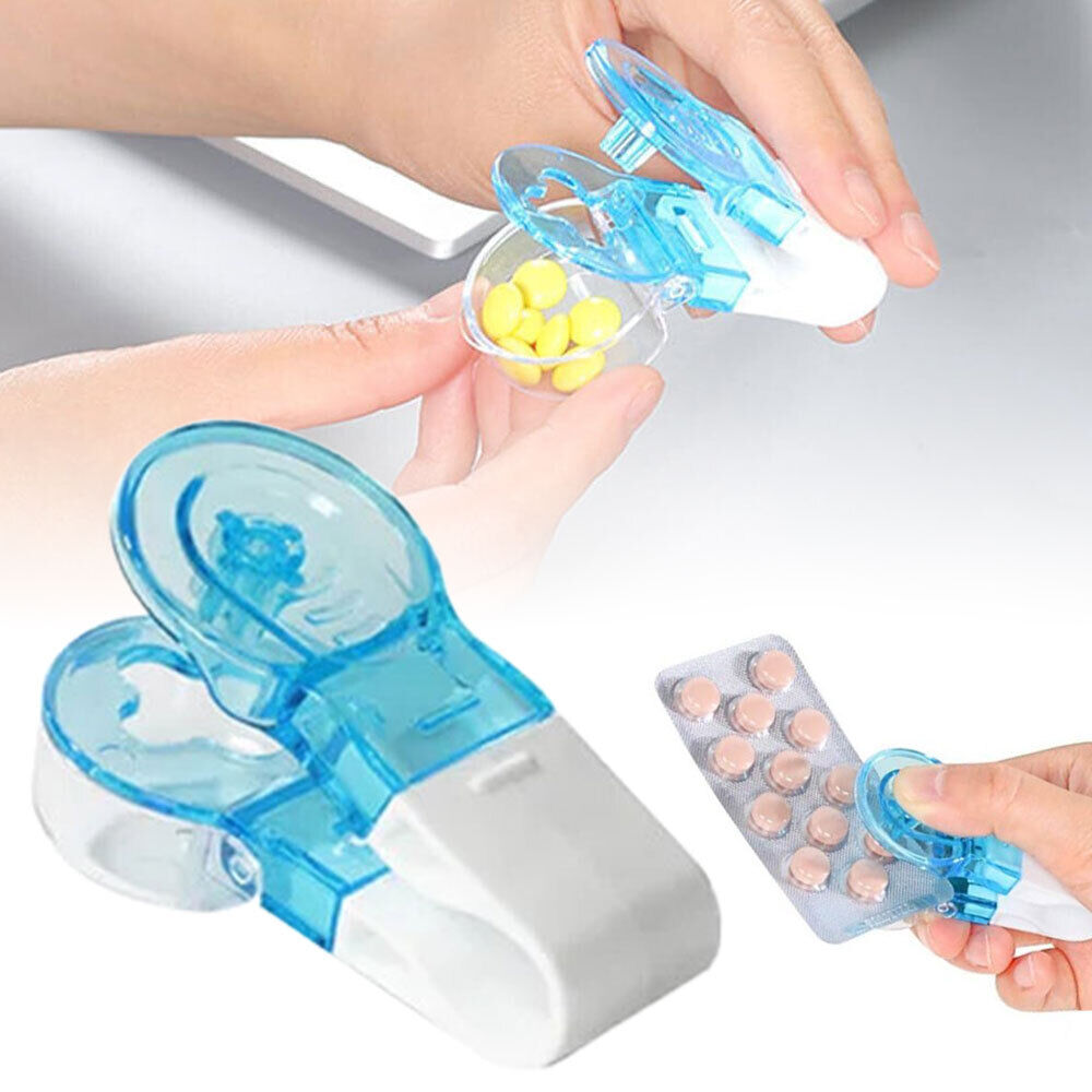 Portable Pill Taker Remover, Tablets Pills Blister Pack Opener Assistance Tools