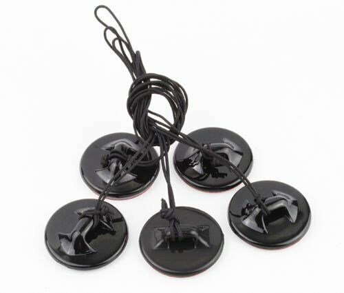 5X Insurance Tether Straps With 3M Sticker Mounting Kit For GoPro Hero 2 3 3+ 4