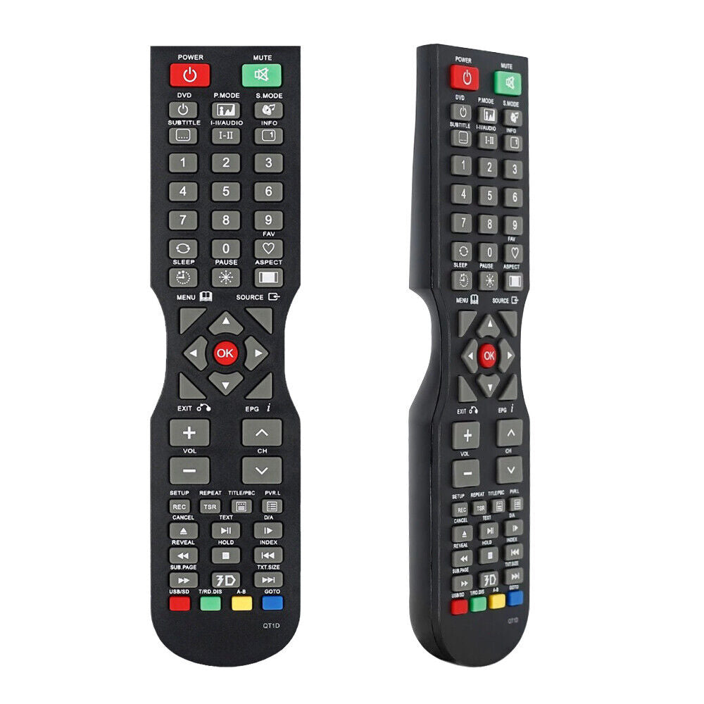 Original OEM For SONIQ TV Remote Control (QT166, QT155, QT155S) QT1D NO SETUP