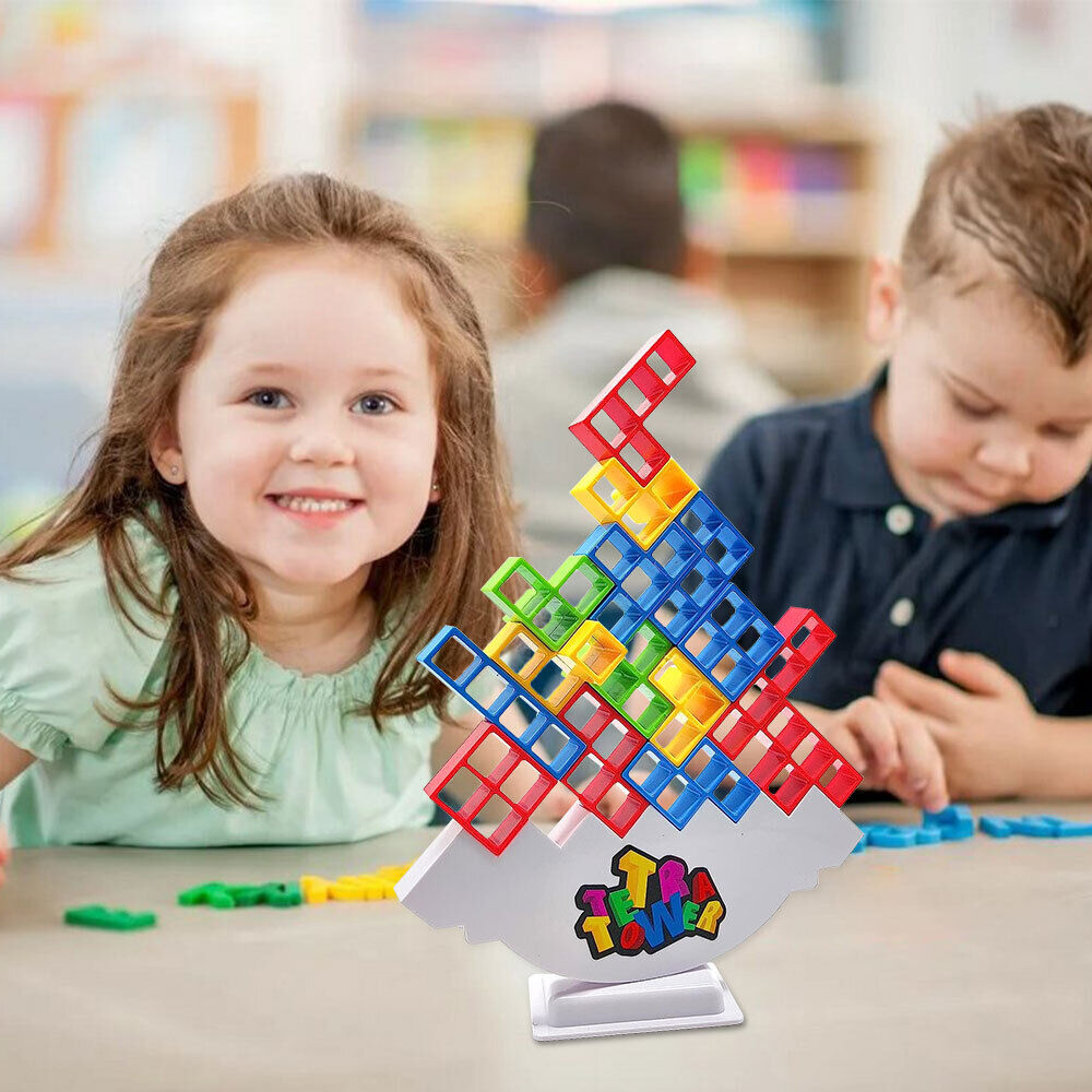 Tetra Tower Balancing Stacking Toys,Board Games for Kids & Adults Games #T