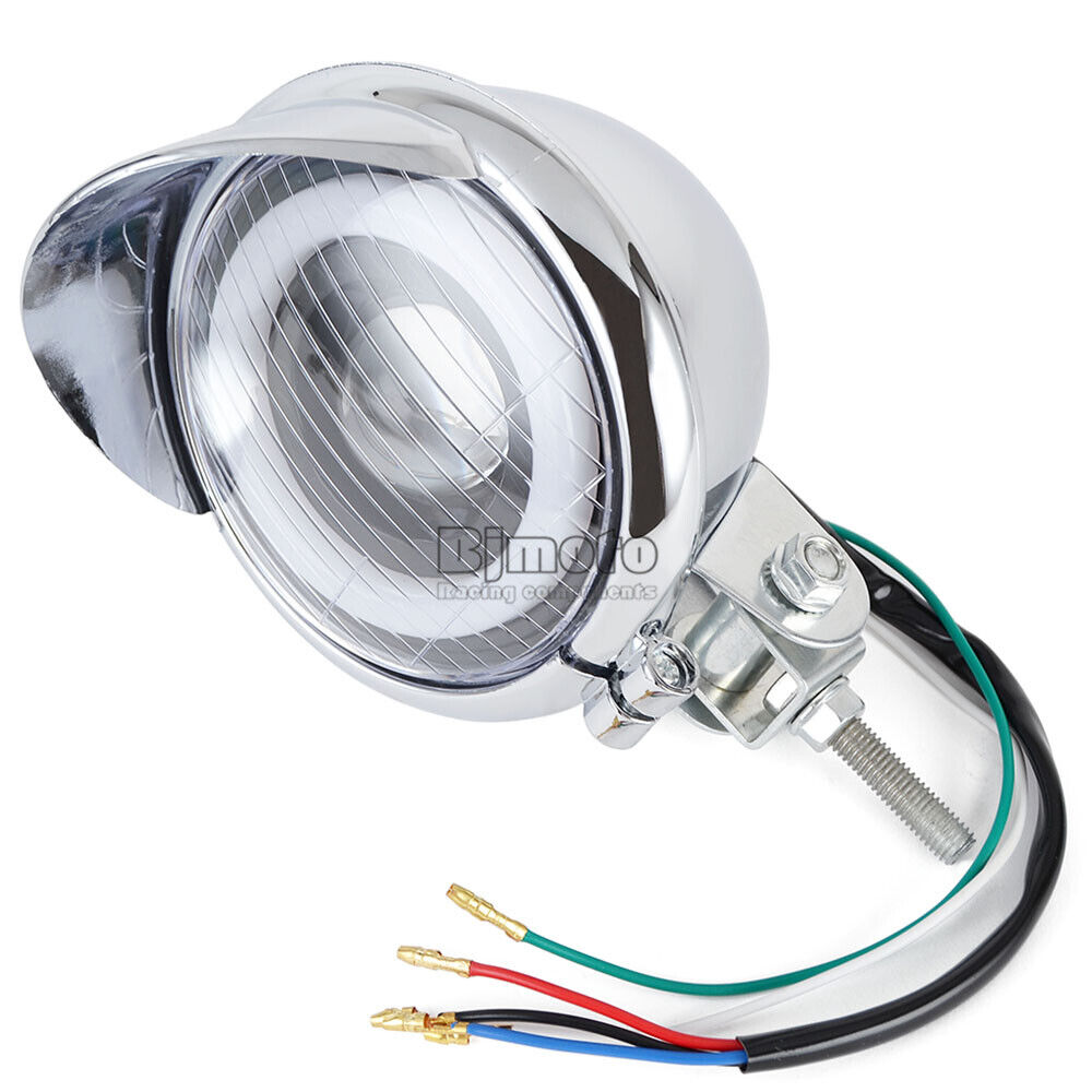 4-1/4'' 4.5inch Motorcycle LED Headlight For Harley Chopper Bobber Cafe Racer