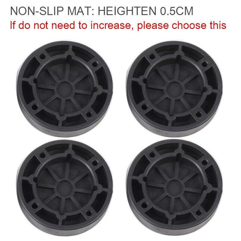 4x Washing Machine Shock and Noise Cancelling Anti Slip Anti Vibration Support