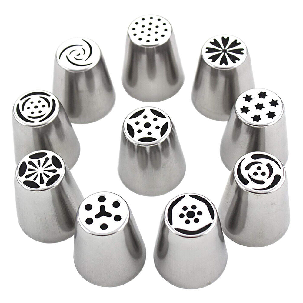 Russian Icing Piping Nozzles Cake Decorating Flower DIY Baking Pastry Tips Tools