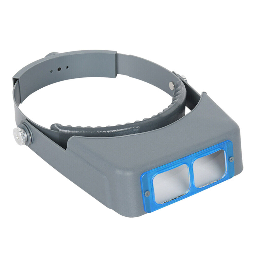 1.5X 2X 2.5X 3.5X Optivisor Headband Magnifier Head Magnifying Glass 4 Lens