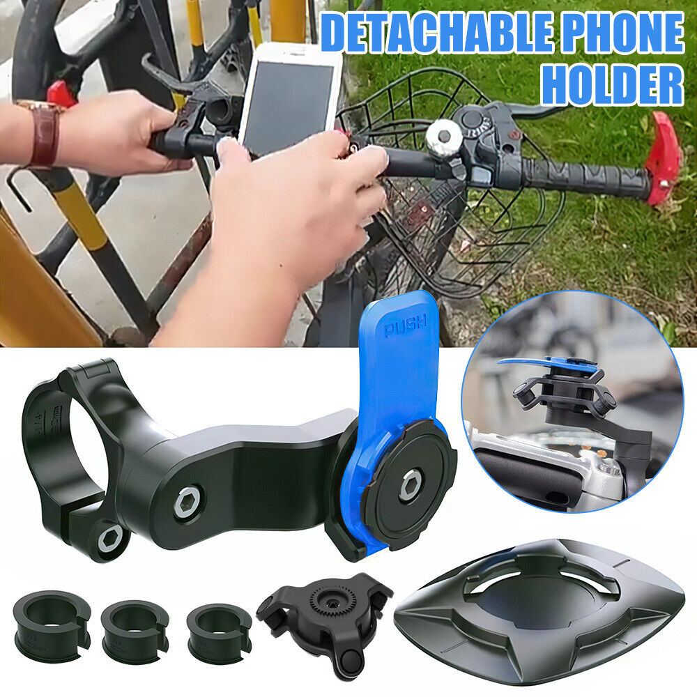 For Quad Lock Compatible Bike Motorcycle Phone Mount Holder Handlebar Mount