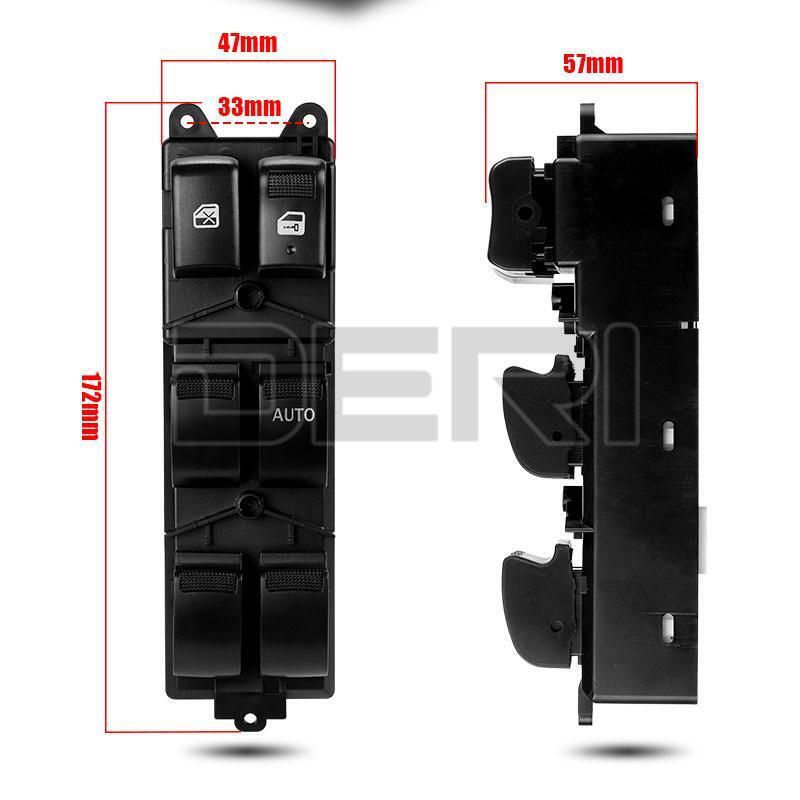 Power Master Window Switch for ISUZU DMAX 4 Door MU-X 2012-2019 Driver Control