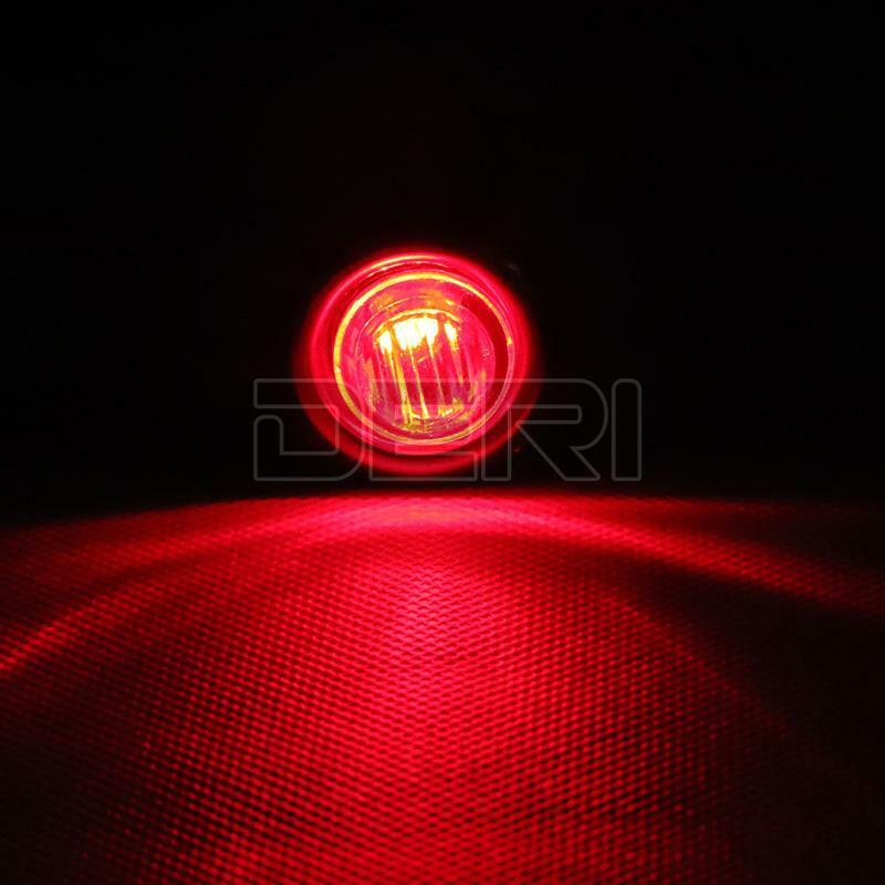 50x LED Side Marker Light Truck Trailer Lorry Red Amber White Green Blue 12V 24V