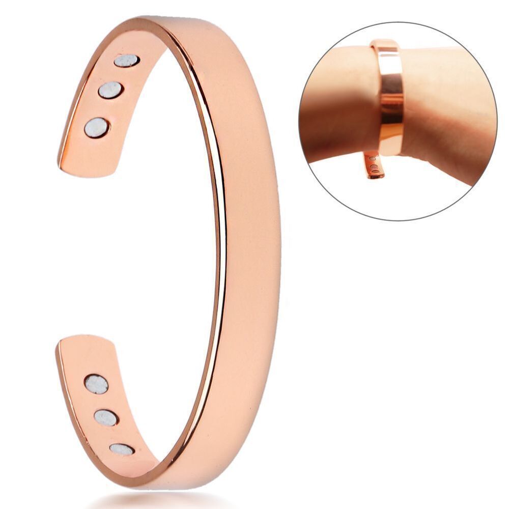 Unisex Magnetic Therapy Bracelet Arthritis Pain Relief Women Bangle