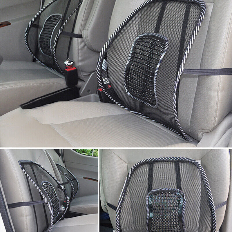 2x Mesh Lumbar Back Support for Office Home Car Seat Chair Truck Pillow Cushion