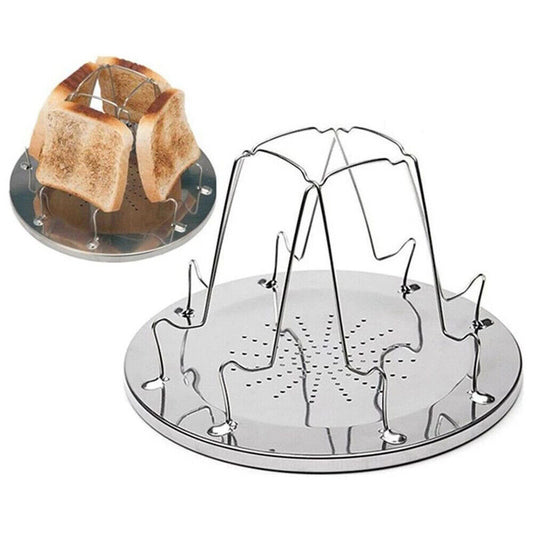 Toast Rack Stove Toaster Folding Breakfast Cooking Sandwich Tray Outdoor Camping