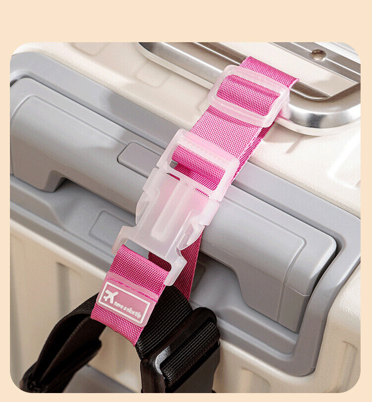 10PCS Travel Luggage Case Suitcase Bag Clip Strap Adjustable Belt Buckle Decor