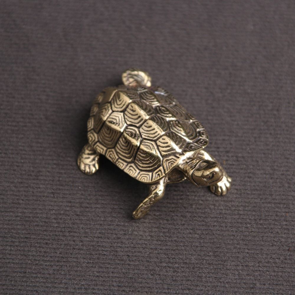 Turtle Tortoise Statue Turtle Figurines Brass Tortoise Desktop Ornaments