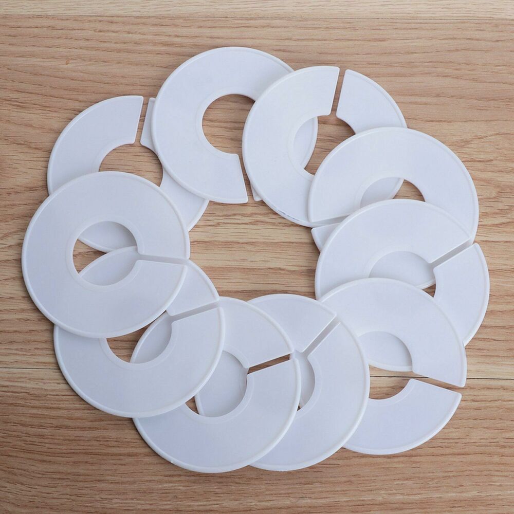 40pcs Blank Closet Size Dividers Round Clothing Rack Organizer Home Shop Favor