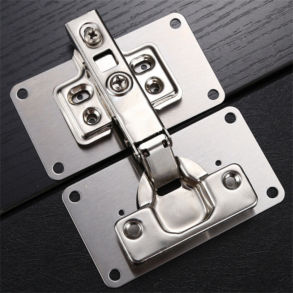 Hinge Repair Plate Rust Resistant Steel Furniture Cupboard Repair Mount Tool