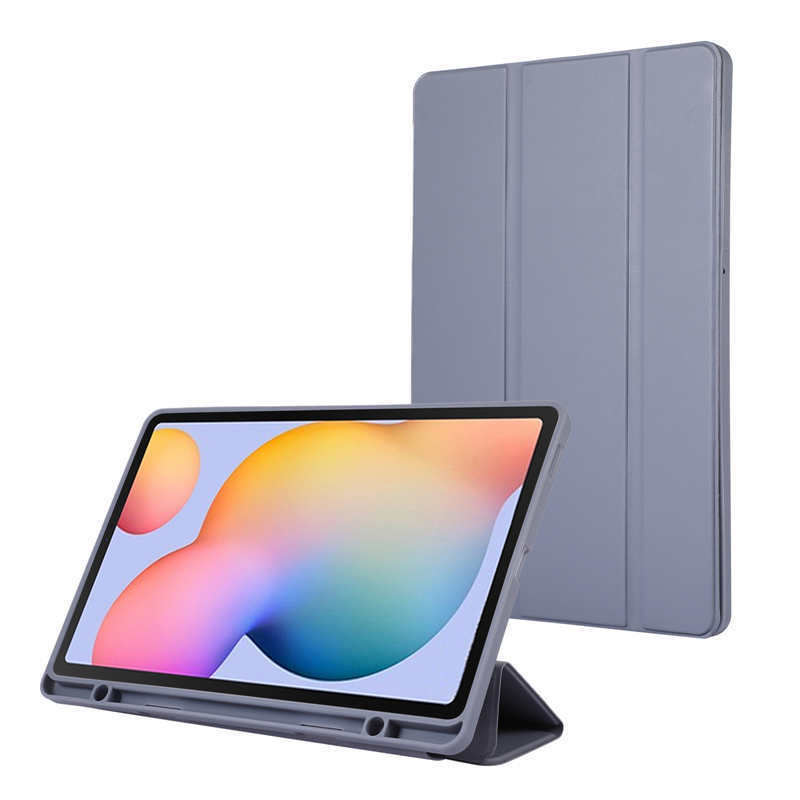 For Samsung Galaxy Tab S6 Lite 10.4" Smart Cover Leather Flip Case With Pen Slot