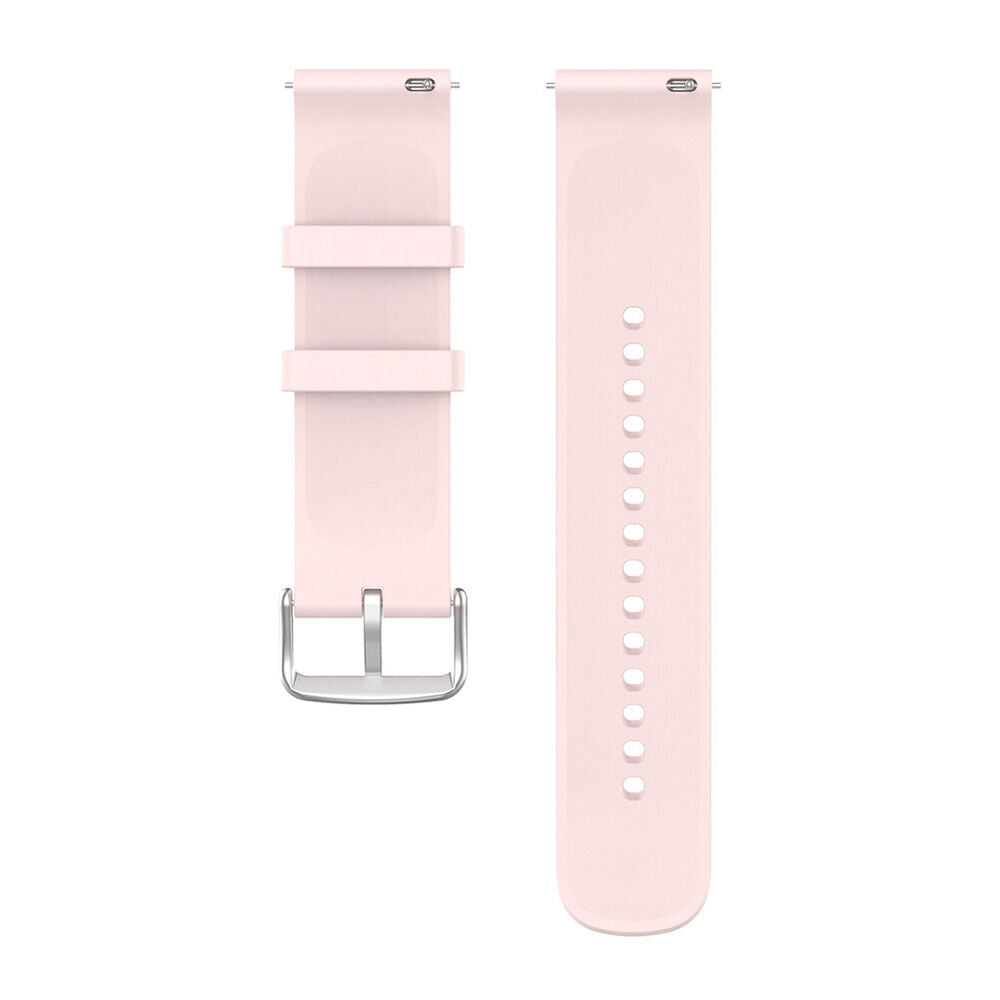 Silicone Strap for Galaxy Watch 4 Classic Band Bracelet (Light Pink