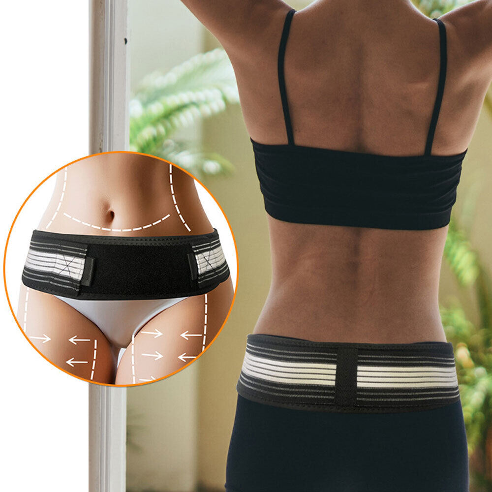 Sacroiliac SI Joint Hip Belt for Lower Back Support Brace Sciatica Pain ReliefLR