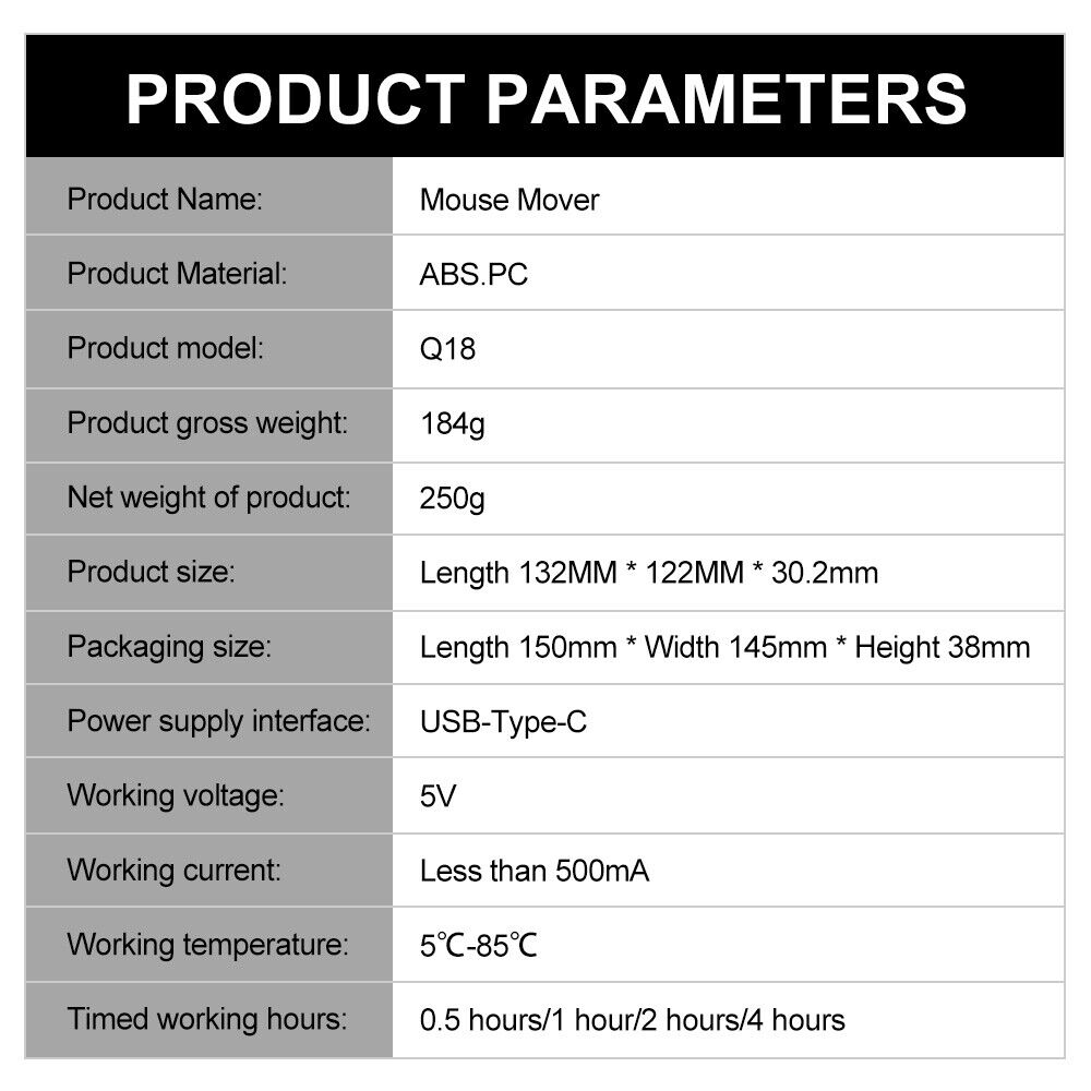 Not Detectable with Timer Mouse Mover Mechanically Mouse Mouse Jiggler Jiggler