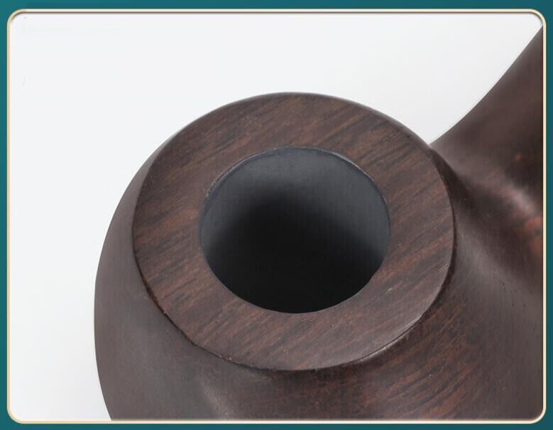 New Tobacco Pipe Classic Ebony Wood Tobacco Smoking Pipes 9mm Filter Element