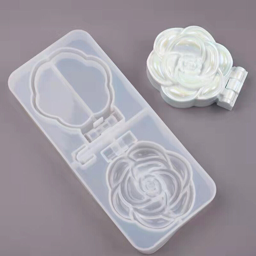 Silicone Make Up Folding Mirror Resin Making Mould Epoxy Mold Casting Craft Tool