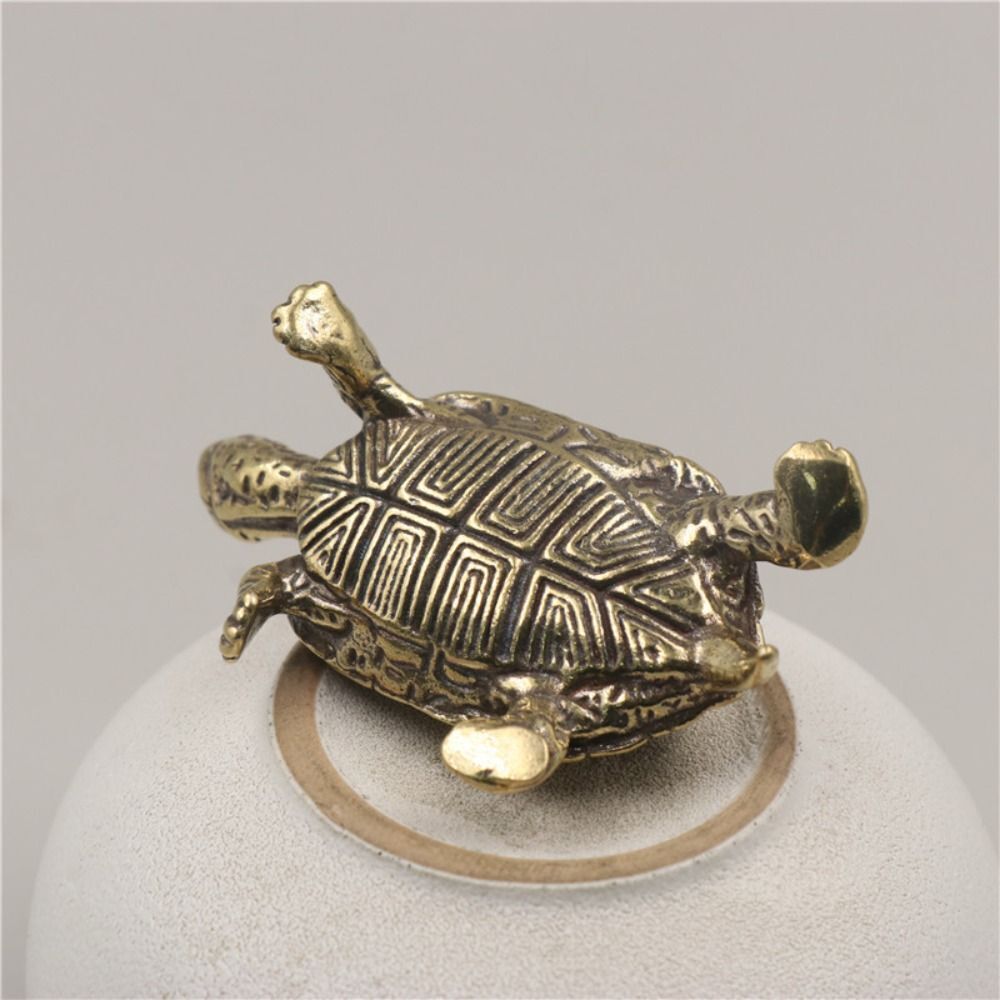 Turtle Tortoise Statue Turtle Figurines Brass Tortoise Desktop Ornaments