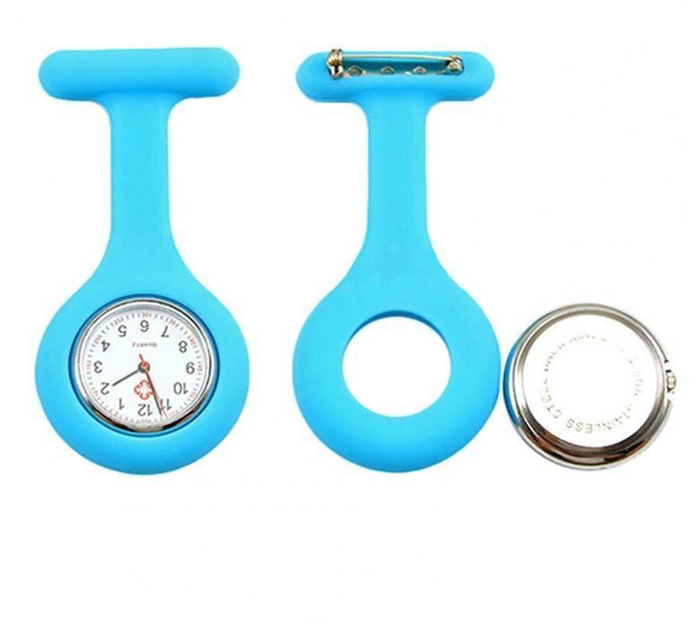 Silicone Nurse Watch Brooch Tunic Fob Nursing Nurses Pocket Pendant Watch