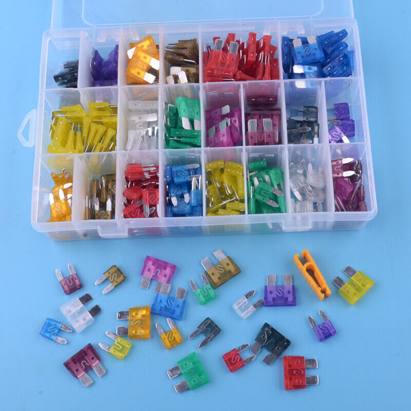 300PCS Car Blade Fuses Assortment Assorted Kit Blade Set Auto Truck Automotive