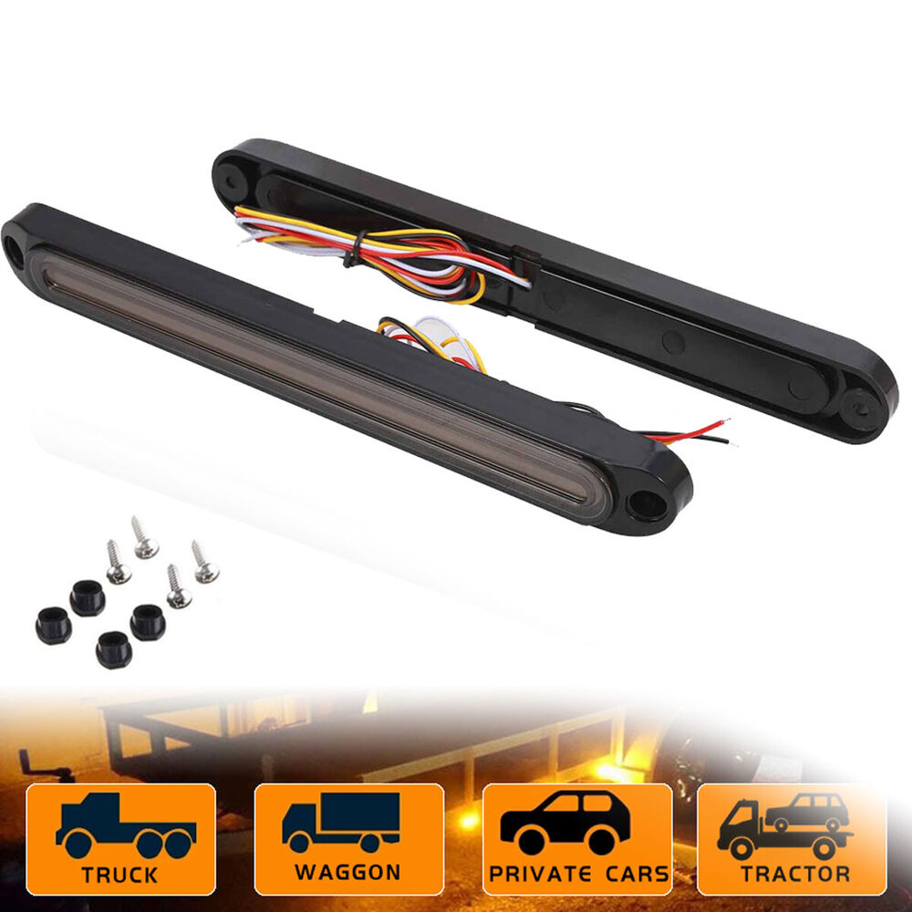 3 in 1 LED Tail Trailer Light Truck Flowing Turn Signal Rear Stop Brake lamp