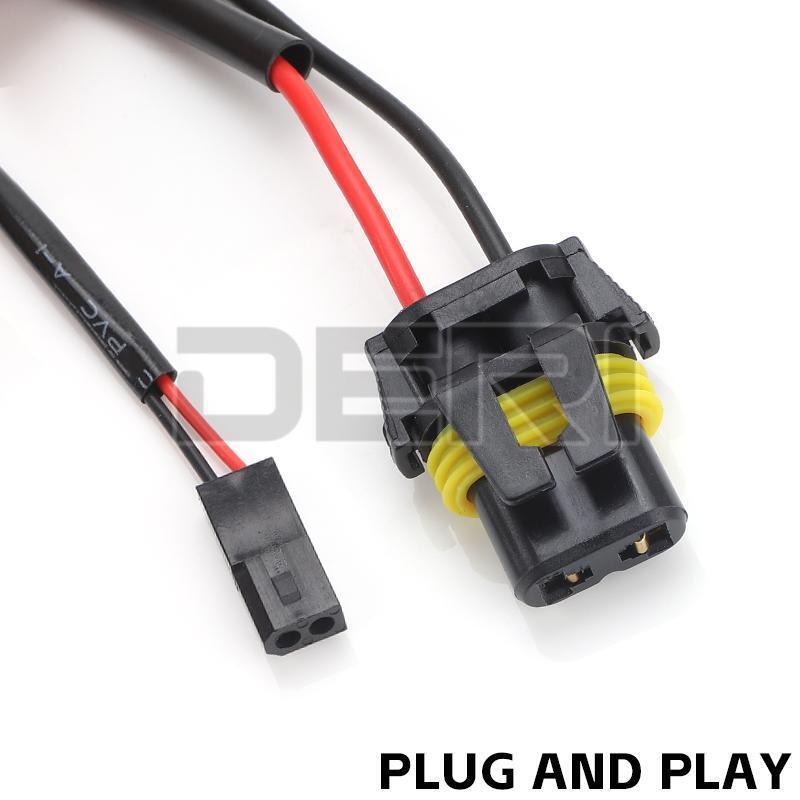 H4 Relay Harness Kit Hi/Lo Beam Bi-LED Headlight HID Bulb Wiring Controller 12V