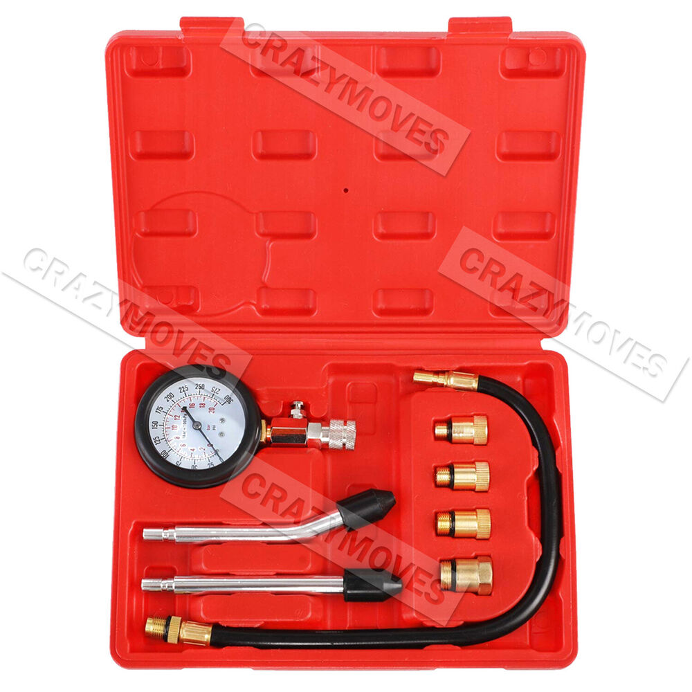 Petrol Engine Compression Tester Kit Tool Set For Automotives Motorcycle