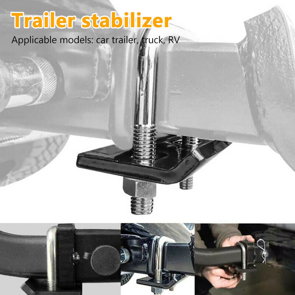 Heavy Duty Anti Rattle Trailer Tow Bar Tongue Hitch Stabilizer Tightener Bracket