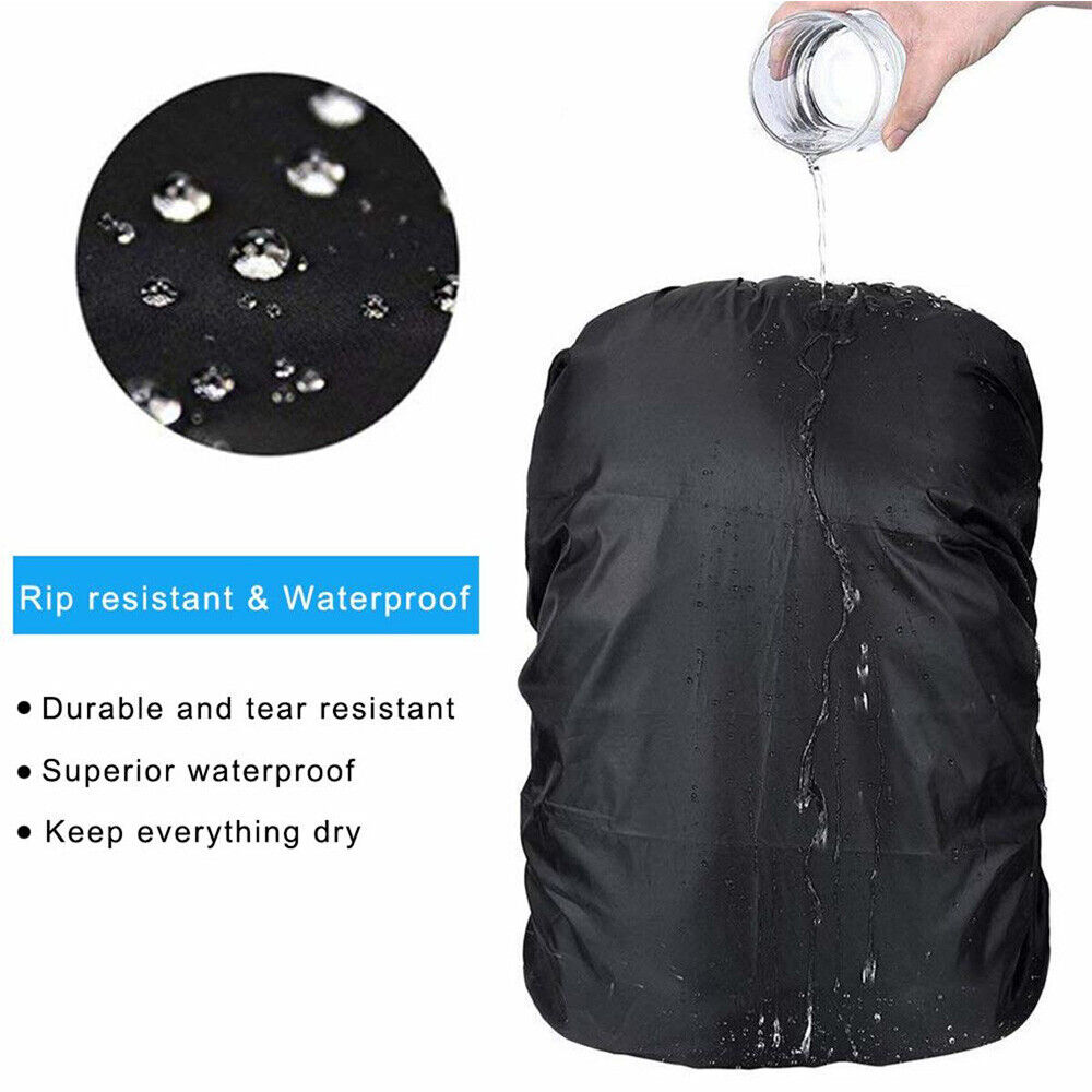 2PCS Travel Backpack Rain Cover Hiking Bag WaterProof Dust Rain Outdoor Rucksack