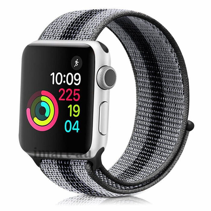 For Apple Watch Nylon Sports Band Strap Series 7 6 5 4 3 2 SE 38/40/41/42/44/45