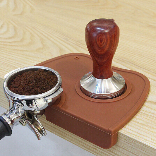 Silicone Espresso Corner Tampering Mat Coffee Tamper Station Anti-Slip Tamp Pad