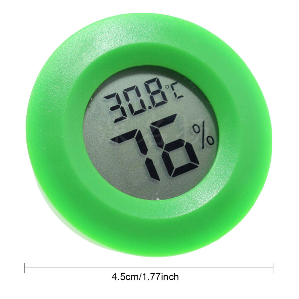 Mini Digital Thermometer Hygrometer LCD Temperature Tester Sensor (Green)