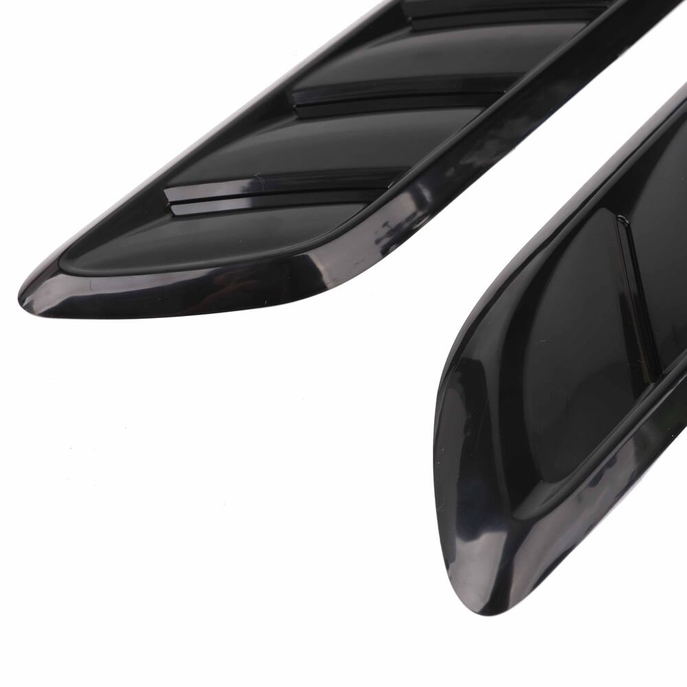 GLOSS BLACK BONNET VENTS FOR HOLDEN COMMODORE VF S / SS / SSV / SV6 / REDLINE