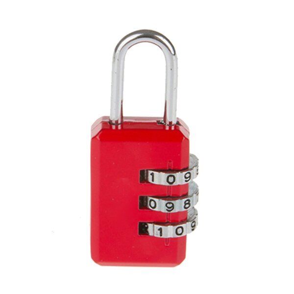 Travel Luggage Locks Combination 3 Dial Code PadLock Suitcase Security