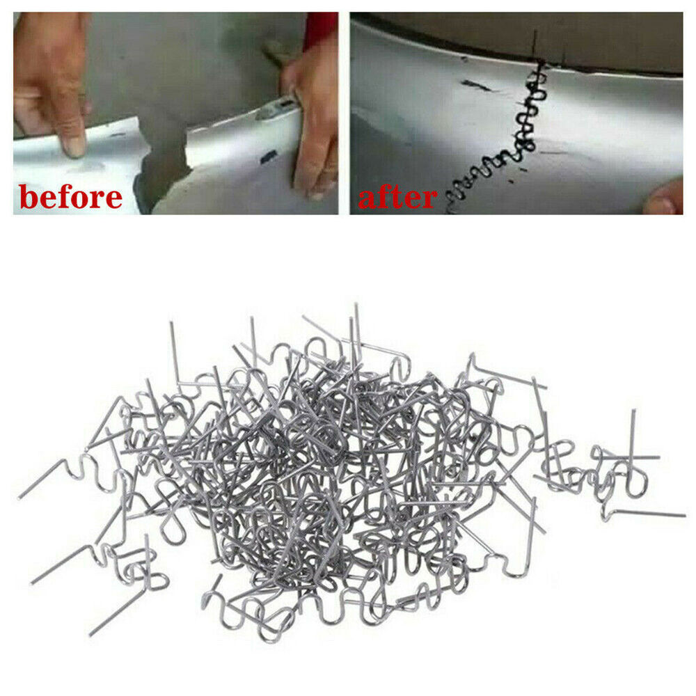 500PCS Hot Staples Welder For Car Bumper Plastic Welder Repair Kits 0.6/0.8mm