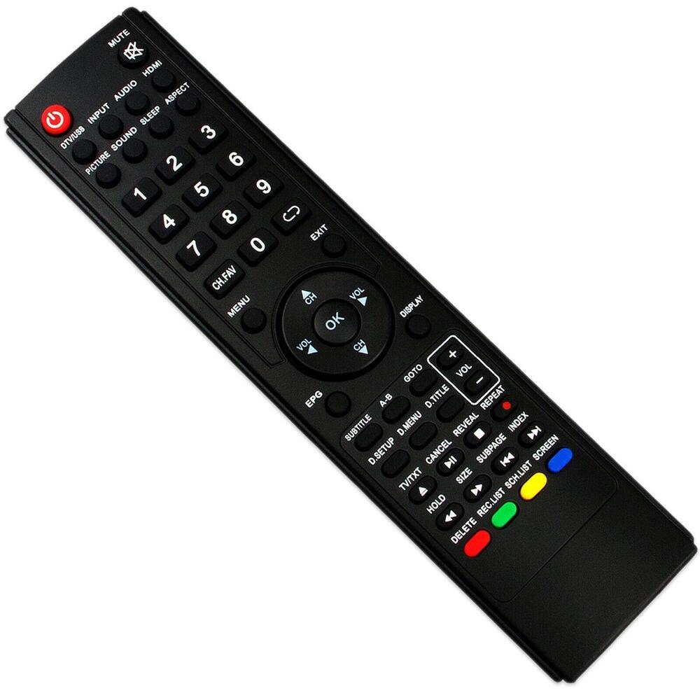 TEAC TV Compatible 0118020315 Remote Control FOR LCDV2656HDR LCDV3256HDR LCDV...