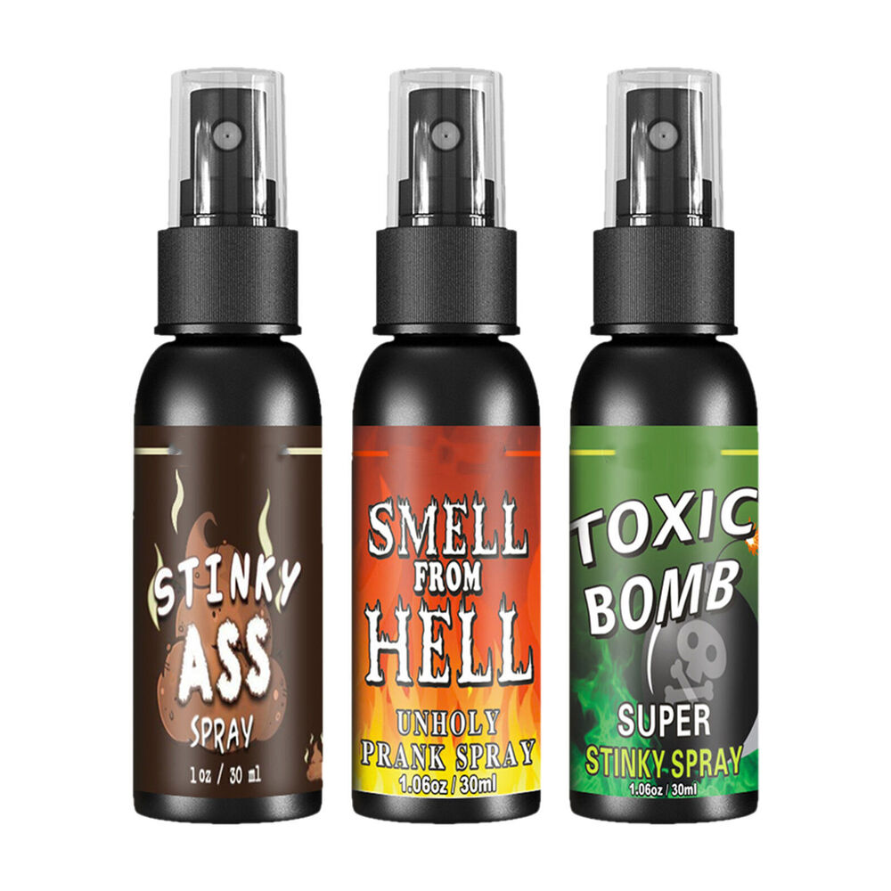 3Pack 90ML Fart Liquid Spray Prank Stink Ass Gag Smell Bomb Joke Stinky Gas